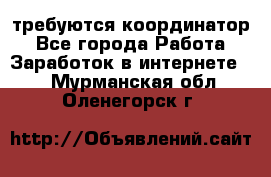 требуются координатор - Все города Работа » Заработок в интернете   . Мурманская обл.,Оленегорск г.